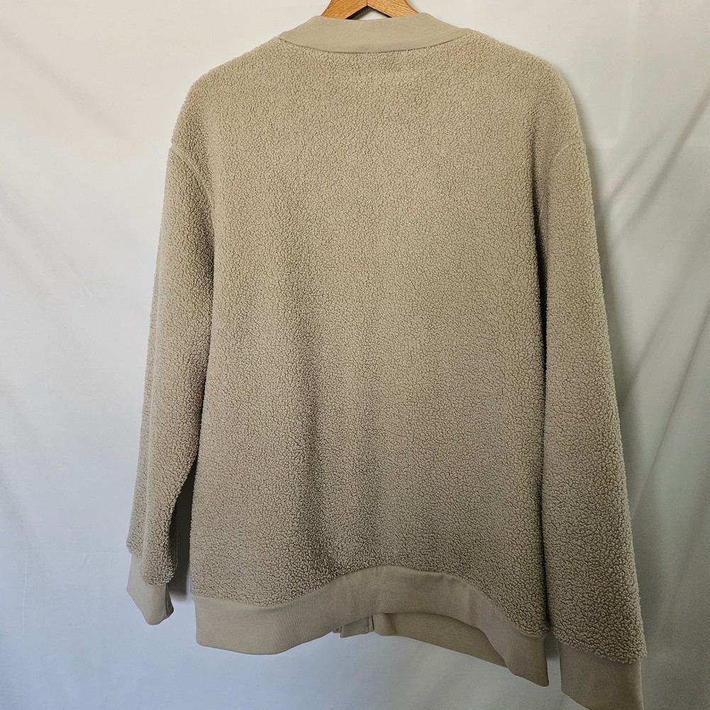 COS Beige Teddy Cardigan Mens sz XL - Picture 6 of 6